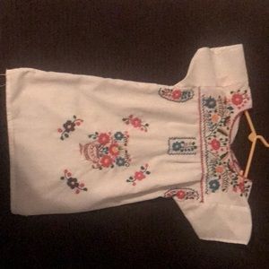 White Mexican dress